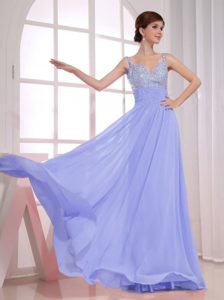 Ready to Wear Beaded Empire Straps Prom Dresses for Party on Wholesale Price