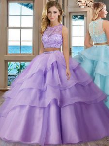 On Sale Lavender Quinceanera Dresses Military Ball and Sweet 16 and Quinceanera and For with Beading and Appliques and R