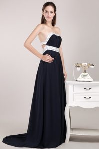 Low Price Backless Sweetheart Prom Party Dress with Beading