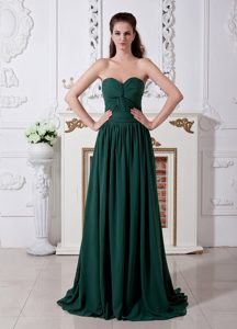 Brand New Dark Green Sweetheart Dress for Prom with Ruche