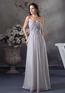 Newest Beaded Embroidery Sweetheart Mother Outfit for Wedding in Grey