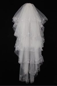 Five Layers Tulle For Fingertip Veil
