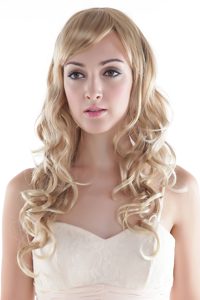 Long High Quality Synthetic Blonde Curly Hair Wig