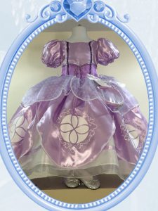 High End Organza Scoop Short Sleeves Zipper Beading Flower Girl Dresses in Lavender