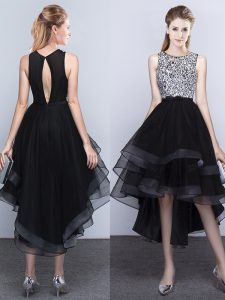 Cheap Black Prom Party Dress Prom and Party and For with Beading Scoop Sleeveless Backless