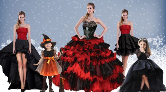 Colorful Red And Black Sleeveless Beading and Ruffled Layers Floor Length Sweet 16 Dress